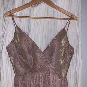 Champagne Lulu’s Prom Dress